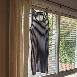 J. Crew stripped dress medium